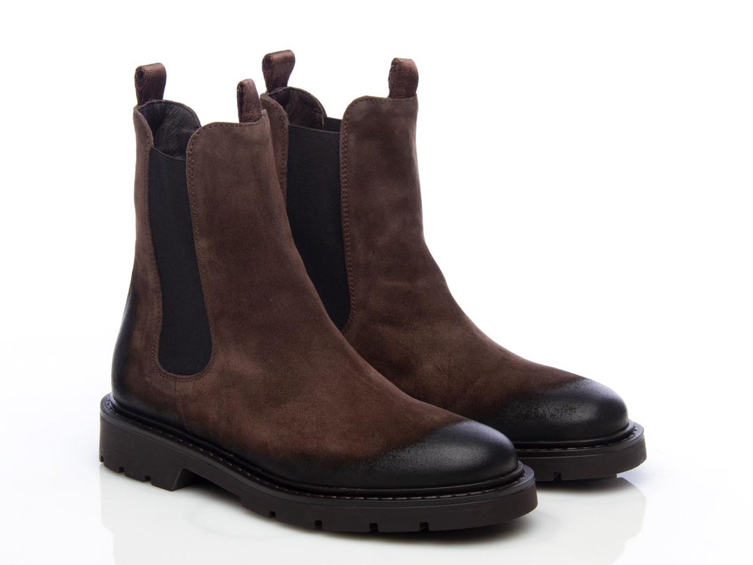 Stivaletto chelsea boots Brit beat marrone