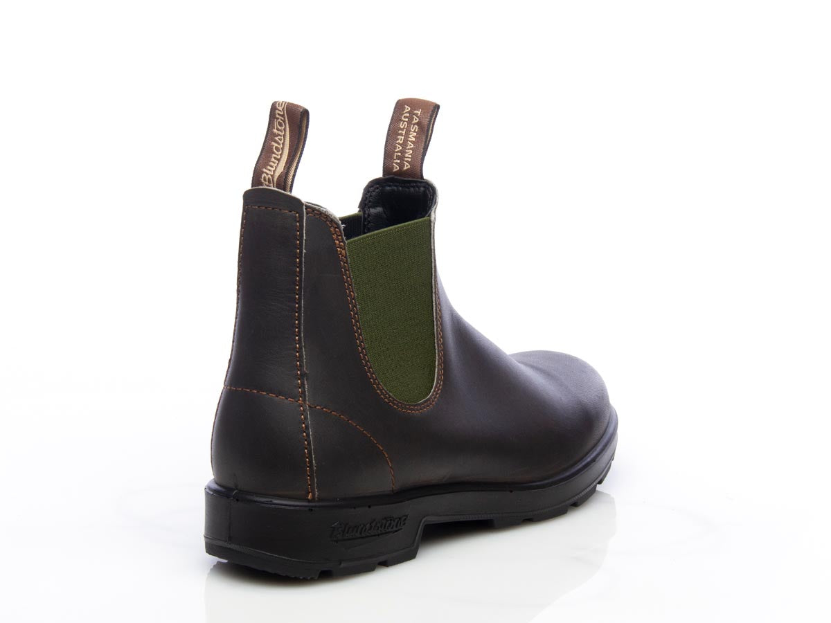 Stivaletto chelsea 519 brown olive