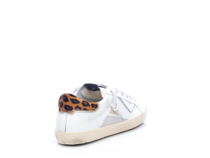 Sneaker Suprime 265 bianco oro leo