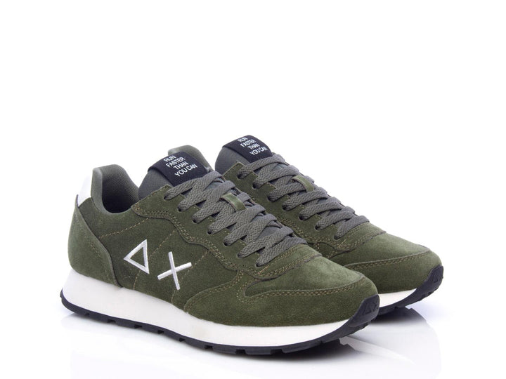 Sneaker Tom suede militare scuro