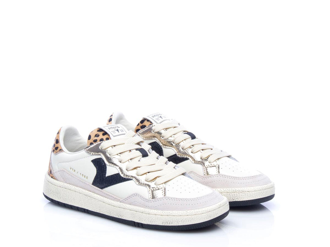 Sneakers Smash animal print crema