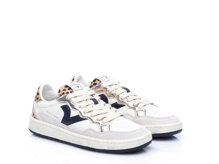 Sneakers Smash animal print crema