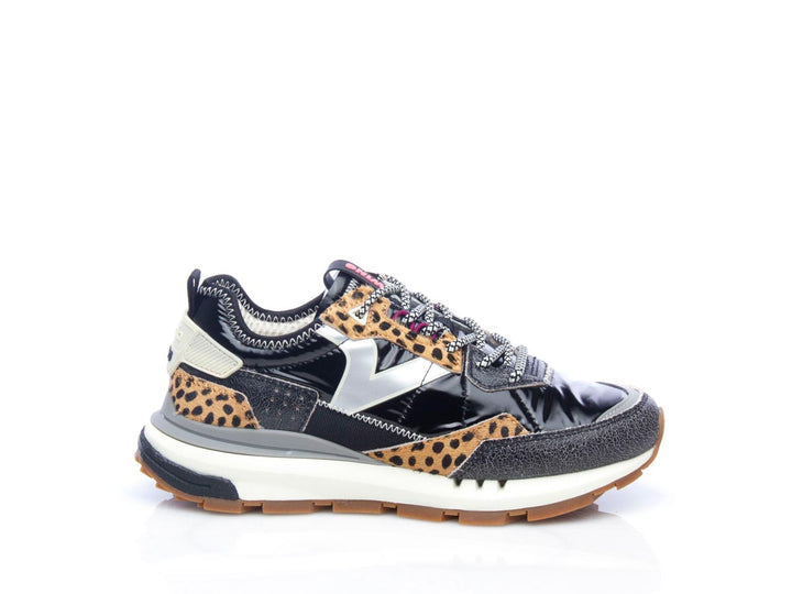 Sneakers Wing evo animal print nero