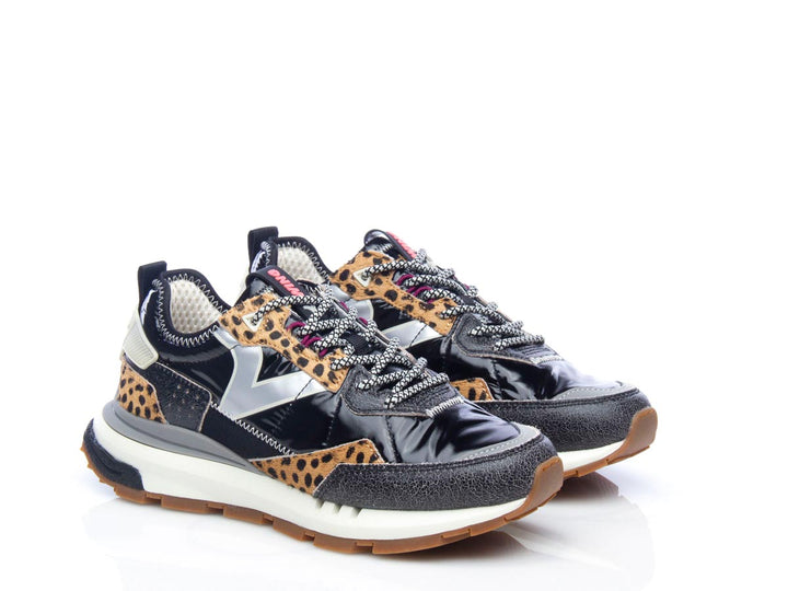 Sneakers Wing evo animal print nero