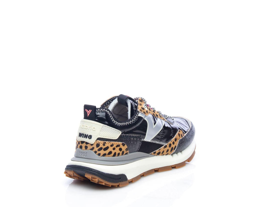 Sneakers Wing evo animal print nero