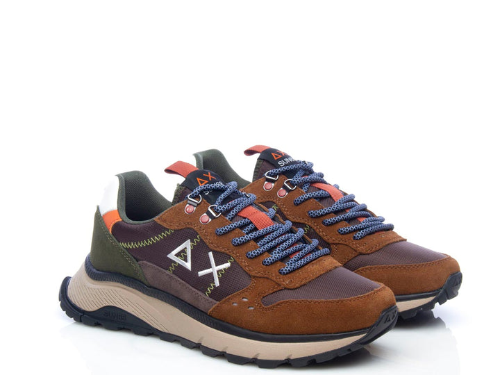 Sneaker Fire & Camping marrone