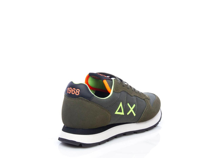 Sneaker Tom fluo militare scuro