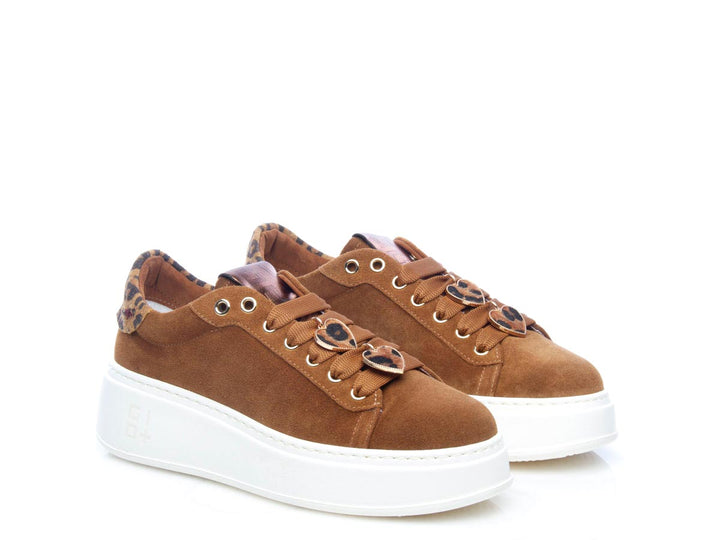Sneaker Combi camel