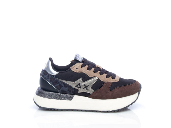 Sneaker Big stargirl mix material nero