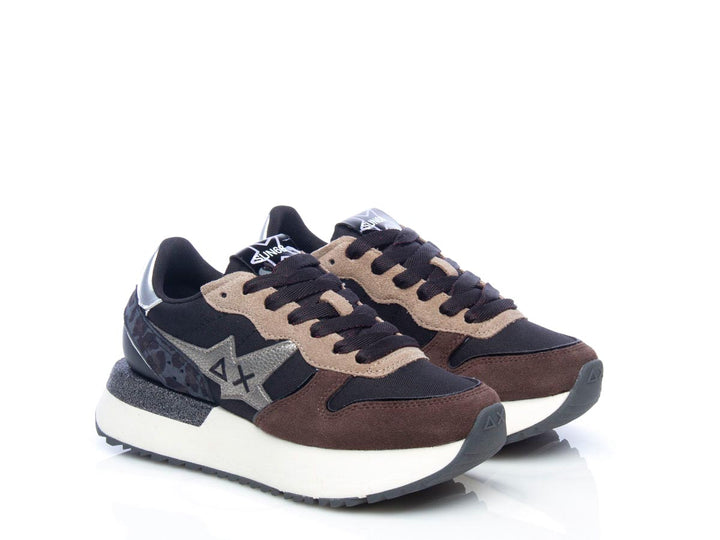 Sneaker Big stargirl mix material nero