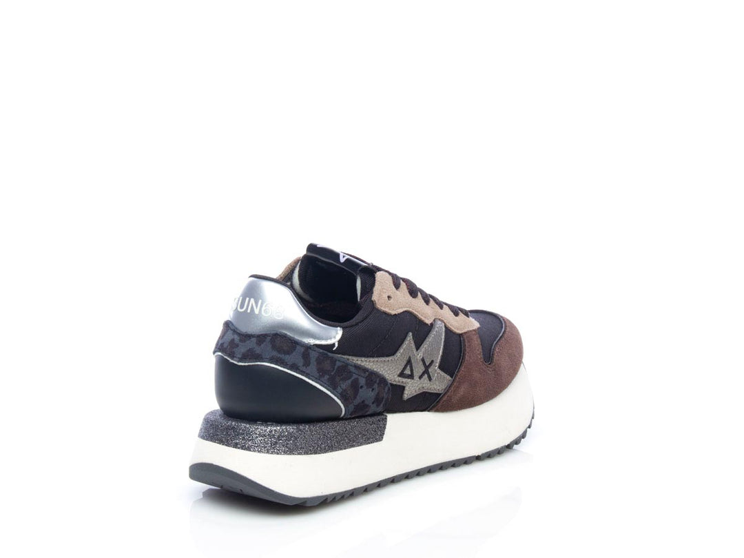 Sneaker Big stargirl mix material nero