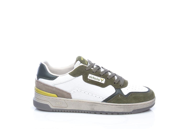 Sneaker C80 sport mix kaki