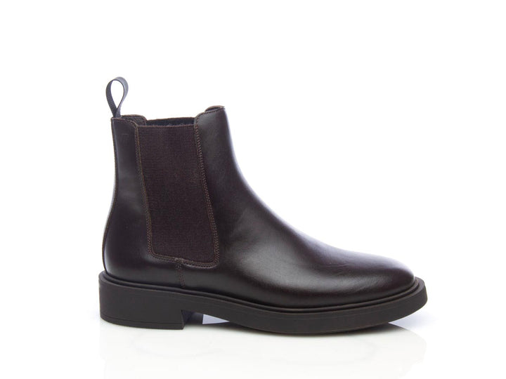 Stivaletto beatles 79L3  in pelle colorblock marrone