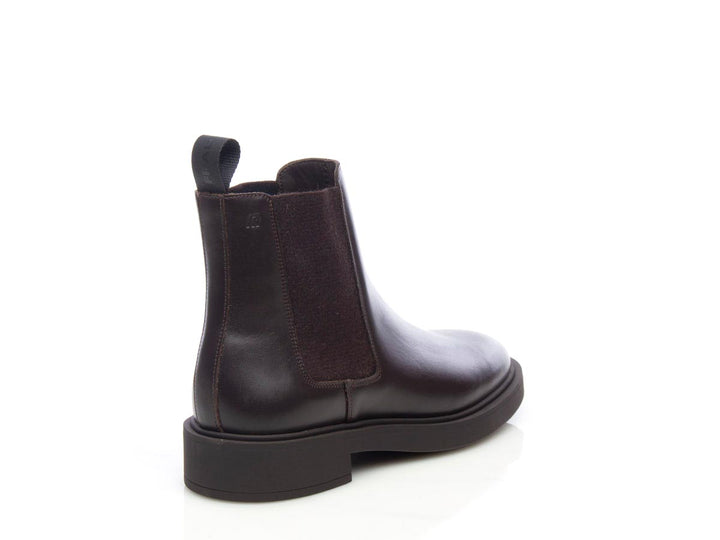 Stivaletto beatles 79L3  in pelle colorblock marrone