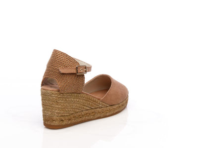 Scarpa con zeppa Espadrilles Robi color melange beige