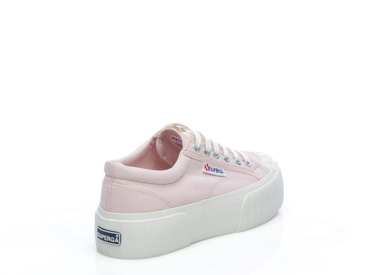 Sneaker 2631 stripe platform pink ish avorio