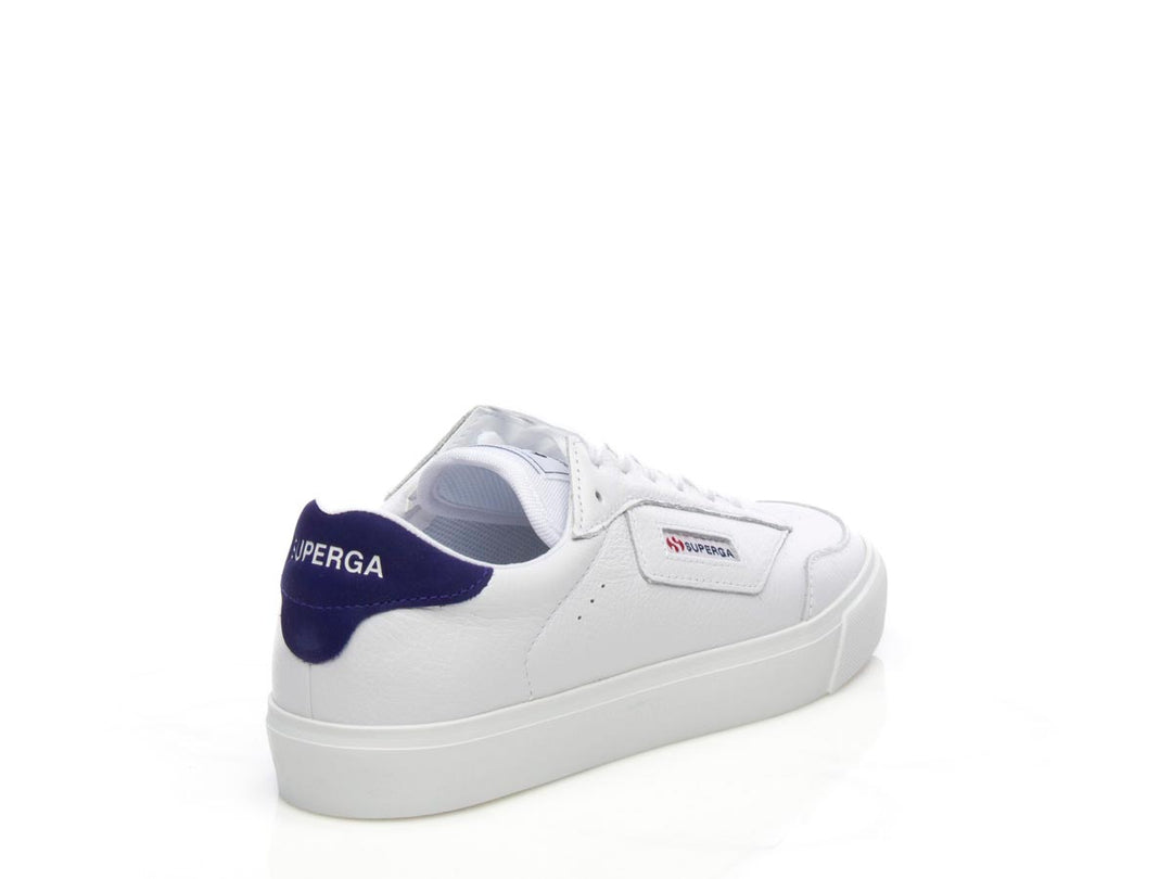 Sneaker 3843 Court white blue spectrum