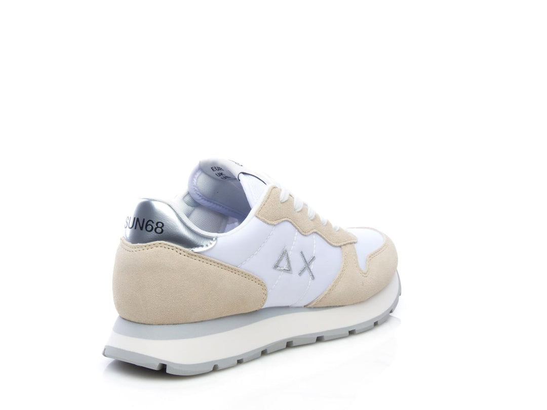 Sneaker Ally gold silver bianco panna