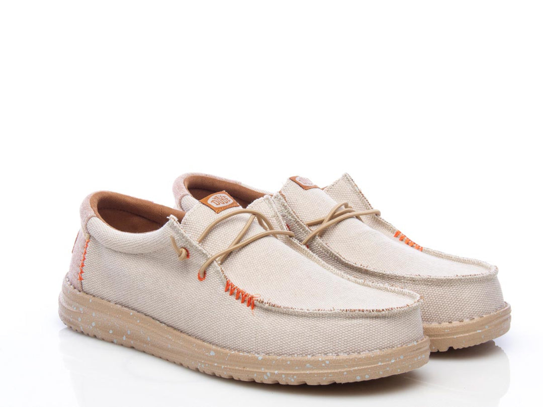 Scarpa in tela di cotone Wally costantine jute silver