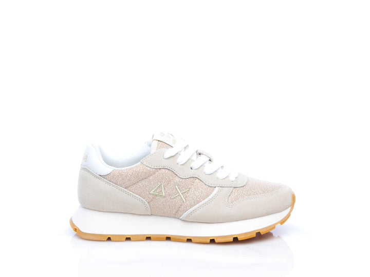 Sneaker Ally glitter textile oro