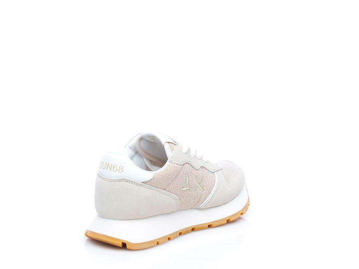 Sneaker Ally glitter textile oro