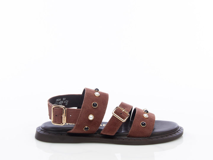 Sandalo basso Juliette marrone
