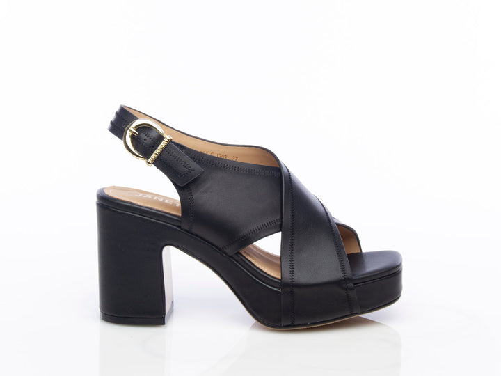 Sandalo con tacco Giselle nero