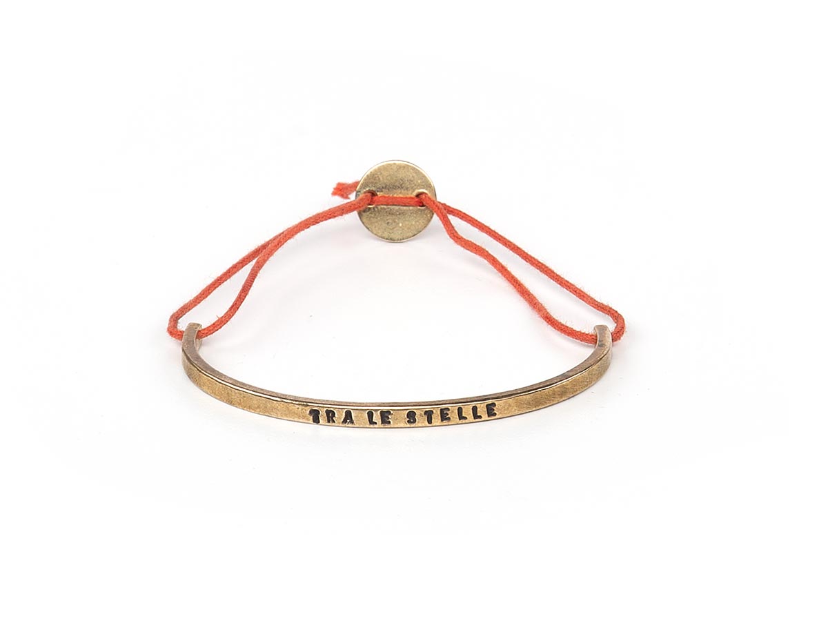 Bracciale semicerchio con cordino