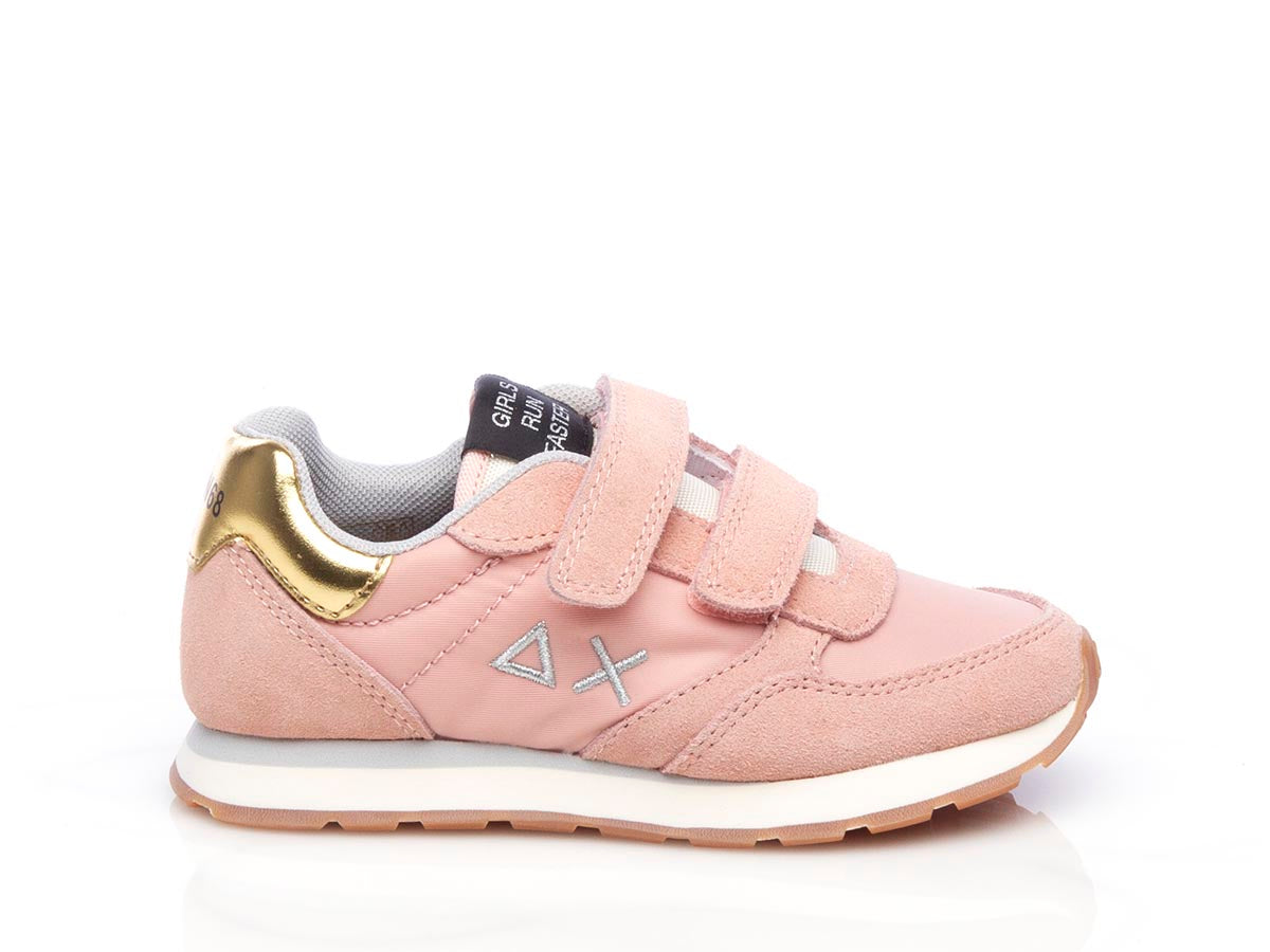 Sneaker Girl's Ally gold rosa baby