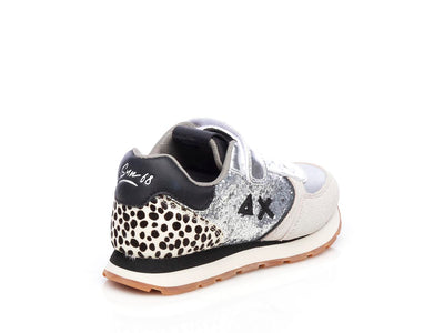 Sneaker Girl's Kelly animal argento kid