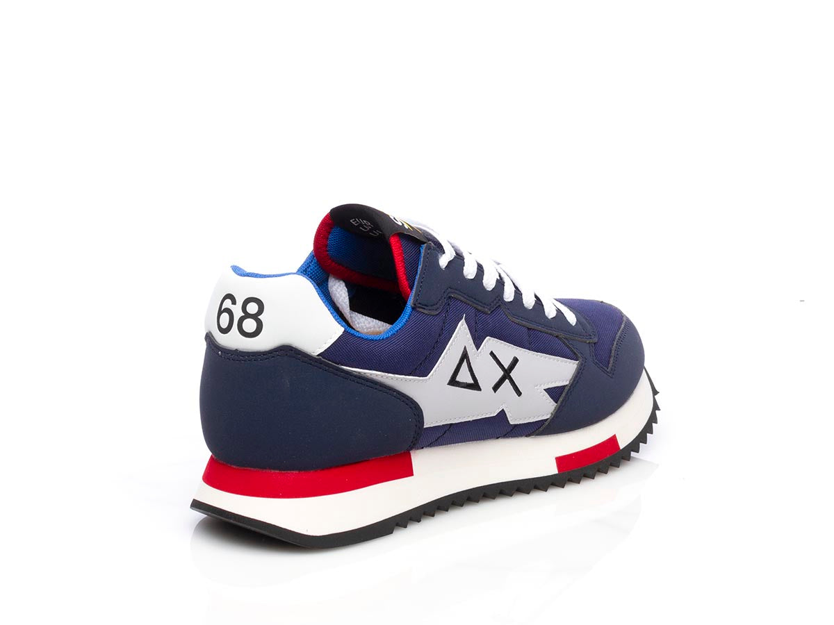 Sneaker Niki solid navy blue
