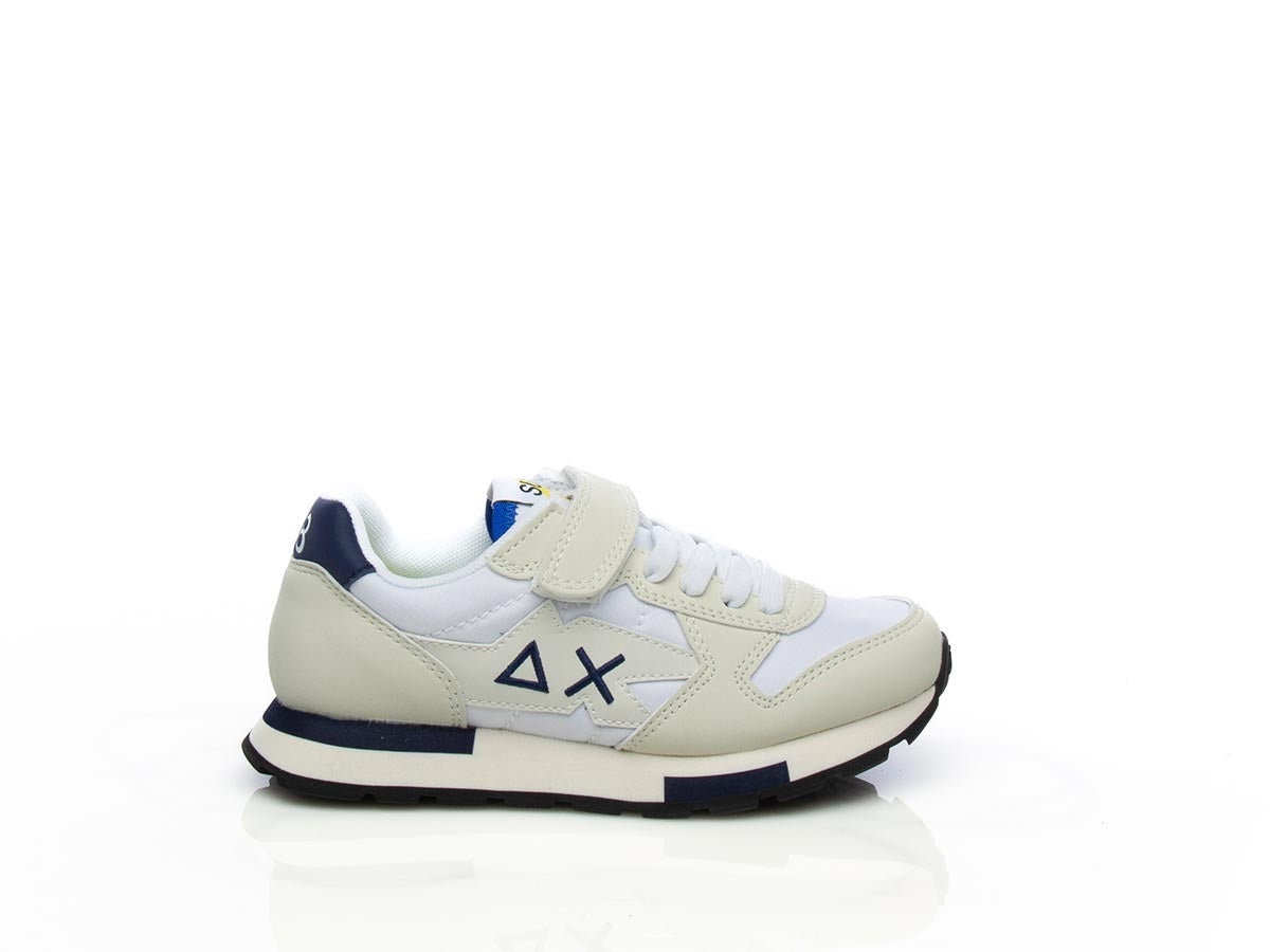 Sneaker Boy's Niki solid kid bianco