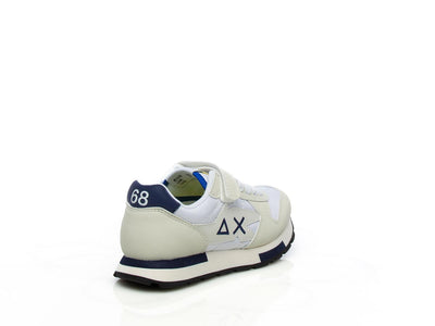 Sneaker Boy's Niki solid kid bianco