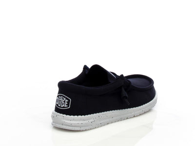 Scarpa in tela di cotone Wally slub canvas navy