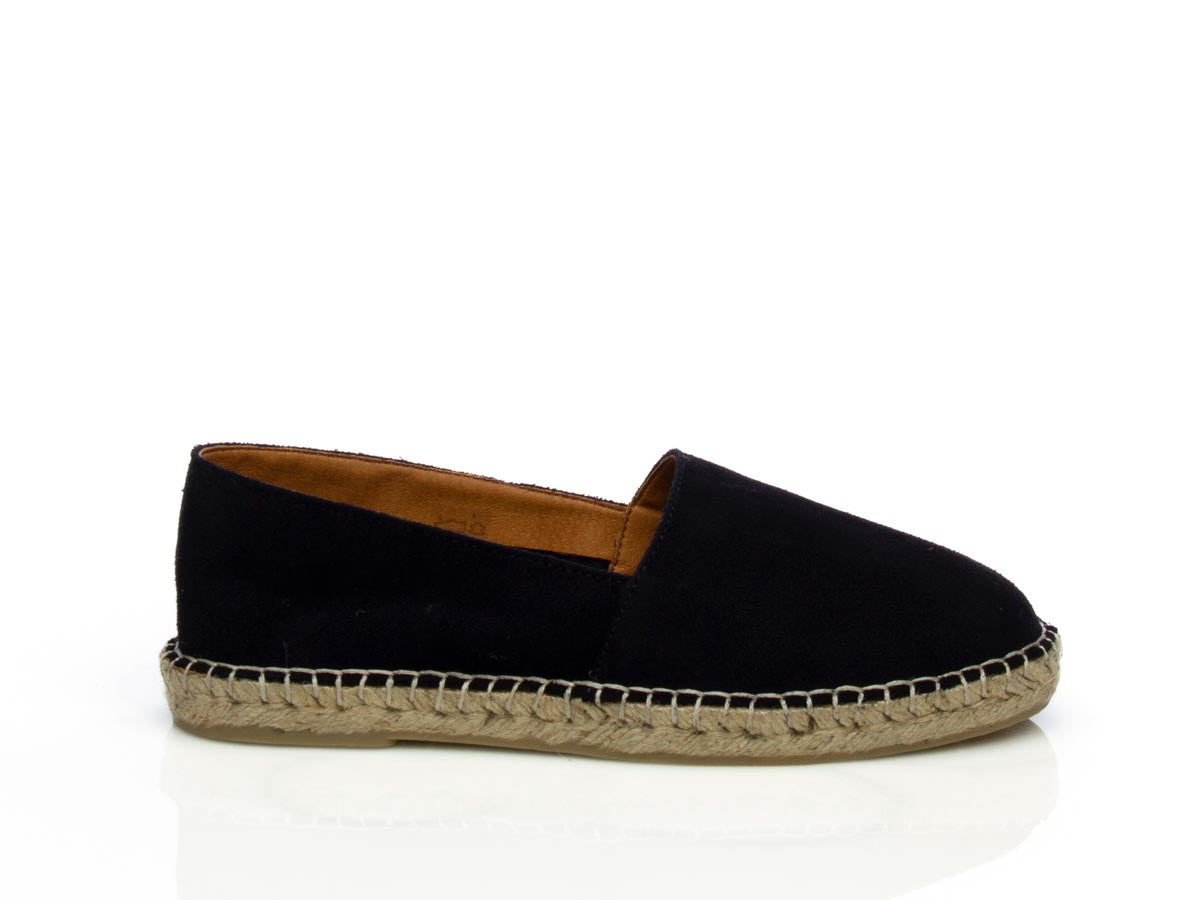 Espadrillas in pelle scamosciata blu